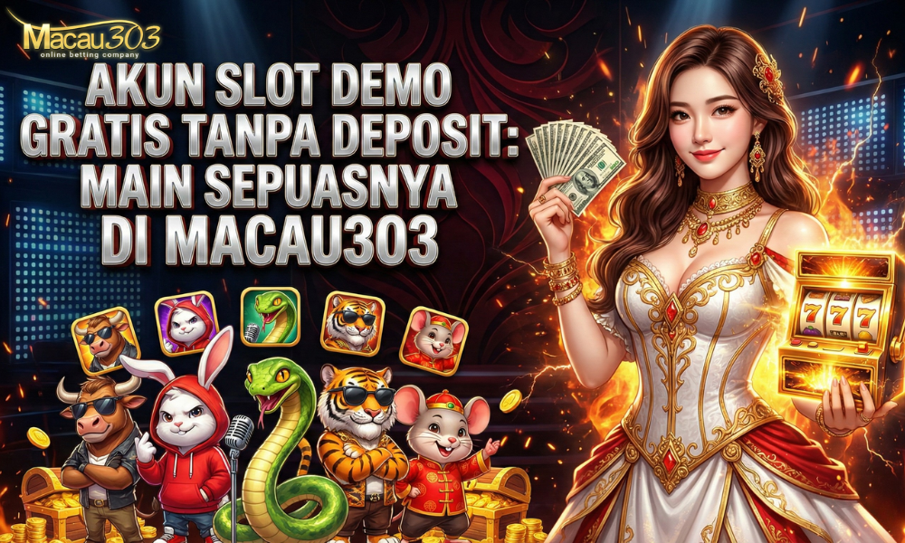 Akun Slot Demo Tanpa Deposit: Main Sepuasnya di Macau303